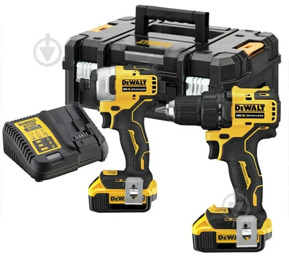 Kit perceuse-visseuse à percussion sans fil DeWalt